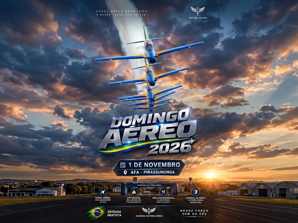 Caças da Força Aérea Brasileira em formação