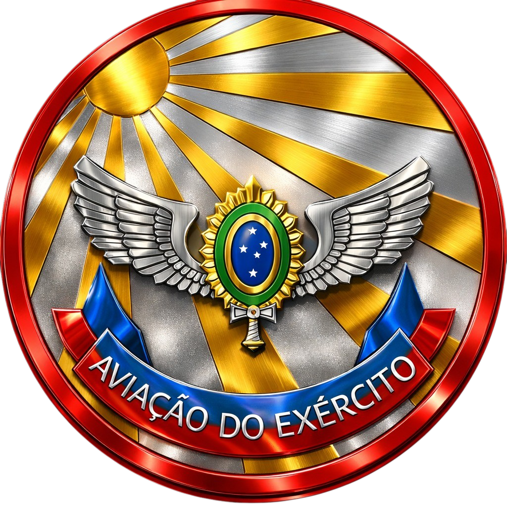 Brasão do evento Comando de aviação do exército 2025